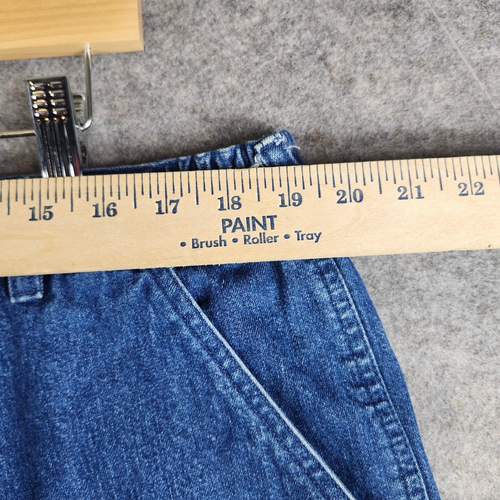 Cabela's Denim Utility Shorts Mens 40 Blue Carpenter Relaxed Elastic Waist ST130 - Picture 3 of 16